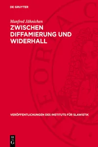 Zwischen Diffamierung und Widerhall_cover