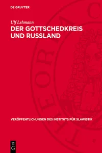 Der Gottschedkreis und Russland_cover