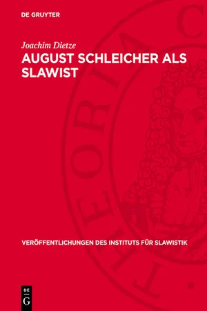 August Schleicher als Slawist