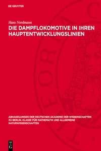 Die Dampflokomotive in ihren Hauptentwicklungslinien_cover