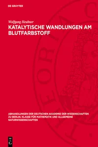 Katalytische Wandlungen am Blutfarbstoff_cover