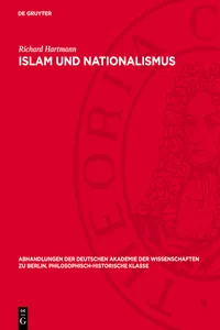 Islam und Nationalismus_cover