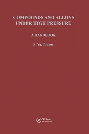 Compounds and Alloys Under High Pressure