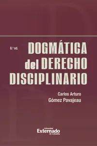 Dogmática del derecho disciplinario_cover