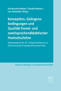 Giessener Beiträge zur Fremdsprachendidaktik_cover