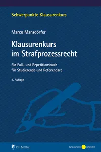 Klausurenkurs im Strafprozessrecht_cover