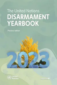 United Nations Disarmament Yearbook 2023_cover