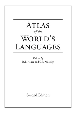 Atlas of the World's Languages