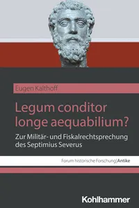 Legum conditor longe aequabilium?_cover