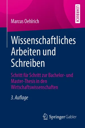 Wissenschaftliches Arbeiten und Schreiben