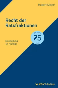 Recht der Ratsfraktionen_cover