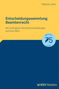 Entscheidungssammlung Beamtenrecht_cover