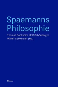 Spaemanns Philosophie_cover