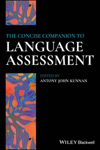 The Concise Companion to Language Assessment_cover