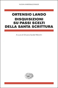 Disquisizioni su passi scelti della Santa Scrittura_cover