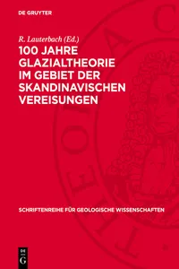 100 Jahre Glazialtheorie im Gebiet der skandinavischen Vereisungen_cover