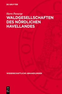 Waldgesellschaften des nördlichen Havellandes_cover