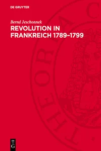 Revolution in Frankreich 1789–1799_cover