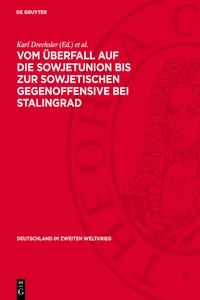 Vom Überfall auf die Sowjetunion bis zur sowjetischen Gegenoffensive bei Stalingrad_cover