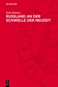 Rußland an der Schwelle der Neuzeit_cover