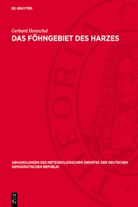 Das Föhngebiet des Harzes_cover