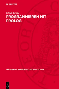 Programmieren mit PROLOG_cover