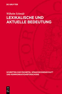 Lexikalische und aktuelle Bedeutung_cover