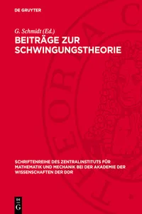 Beiträge zur Schwingungstheorie_cover