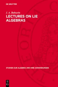 Lectures on Lie Algebras_cover