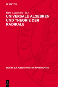 Universale Algebren und Theorie der Radikale_cover