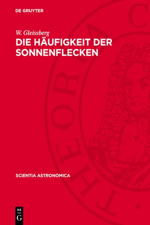 Die Häufigkeit der Sonnenflecken