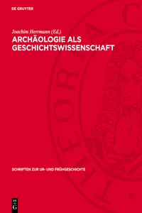 Archäologie als Geschichtswissenschaft_cover