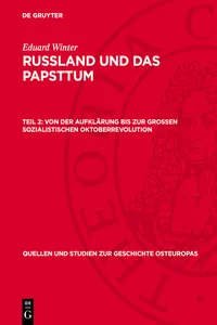 Von der Aufklärung bis zur Grossen Sozialistischen Oktoberrevolution_cover