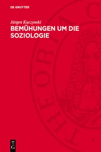 Bemühungen um die Soziologie_cover