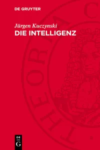 Die Intelligenz_cover