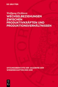 Wechselbeziehungen zwischen Produktivkräften und Produktionsverhältnissen_cover