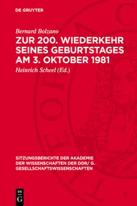 Zur 200. Wiederkehr seines Geburtstages am 3. Oktober 1981_cover