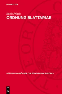 Ordnung Blattariae_cover