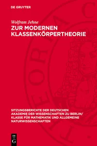 Zur modernen Klassenkörpertheorie_cover