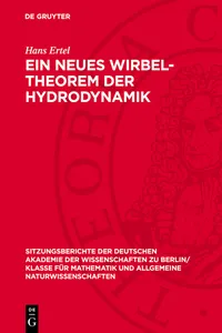 Ein Neues Wirbel-Theorem der Hydrodynamik_cover