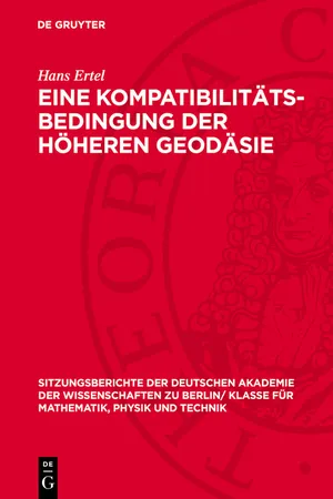 Eine Kompatibilitäts-Bedingung der höheren Geodäsie