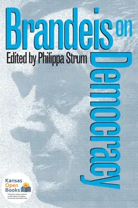 Brandeis on Democracy_cover