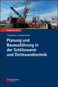 Planung und Bauausführung in der Schlitzwand- und Dichtwandtechnik_cover