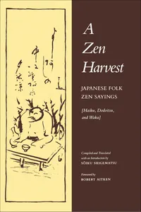 A Zen Harvest_cover