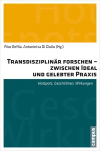 Transdisziplinär forschen - zwischen Ideal und gelebter Praxis_cover