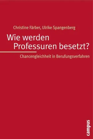 Wie werden Professuren besetzt?