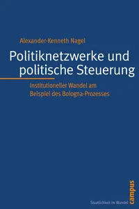 Politiknetzwerke und politische Steuerung_cover