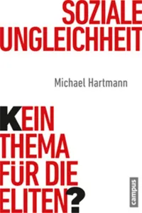 Soziale Ungleichheit - Kein Thema für die Eliten?_cover