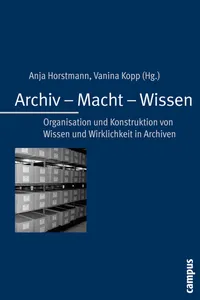 Archiv - Macht - Wissen_cover