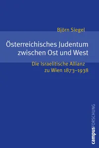 Österreichisches Judentum zwischen Ost und West_cover